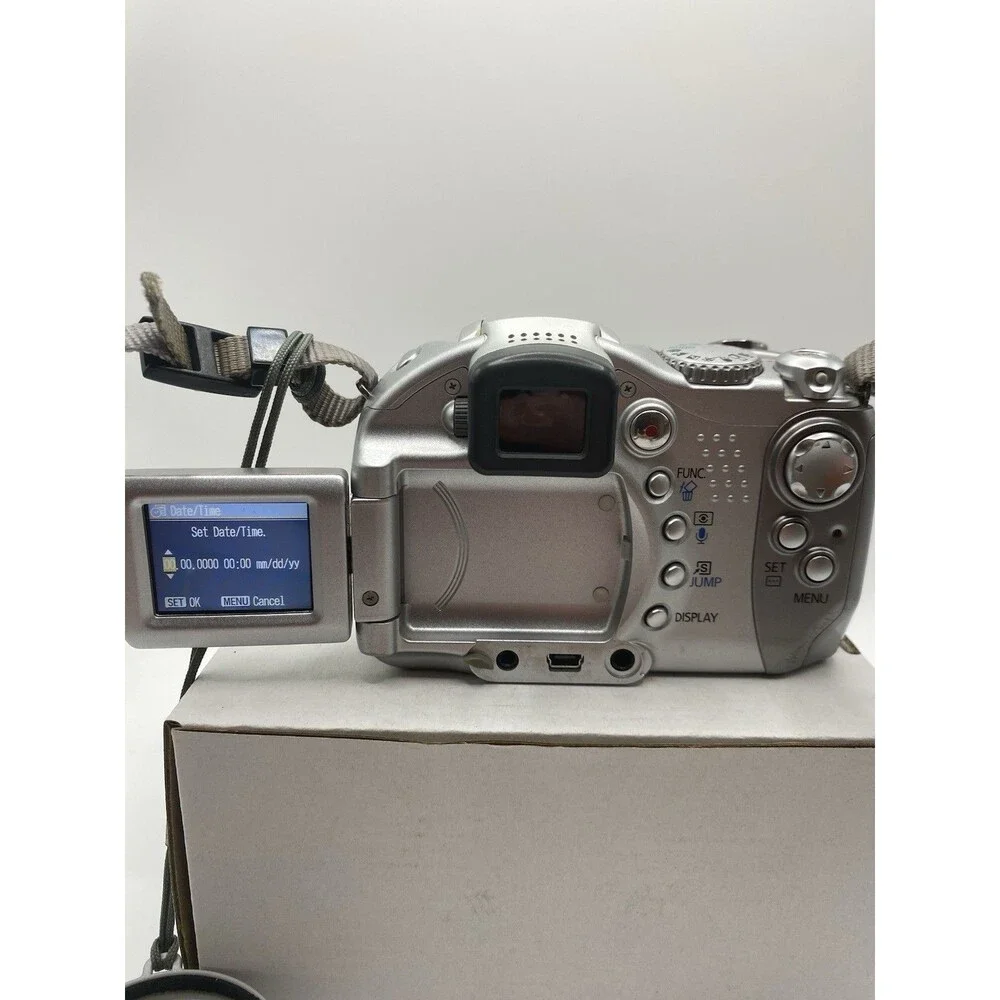 Canon PowerShot S1 IS 3.2MP Digital Camera 10x Optical Zoom w/ Strap Tested